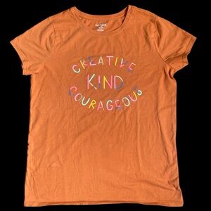 Cat & Jack Burnt Orange Kids Tee